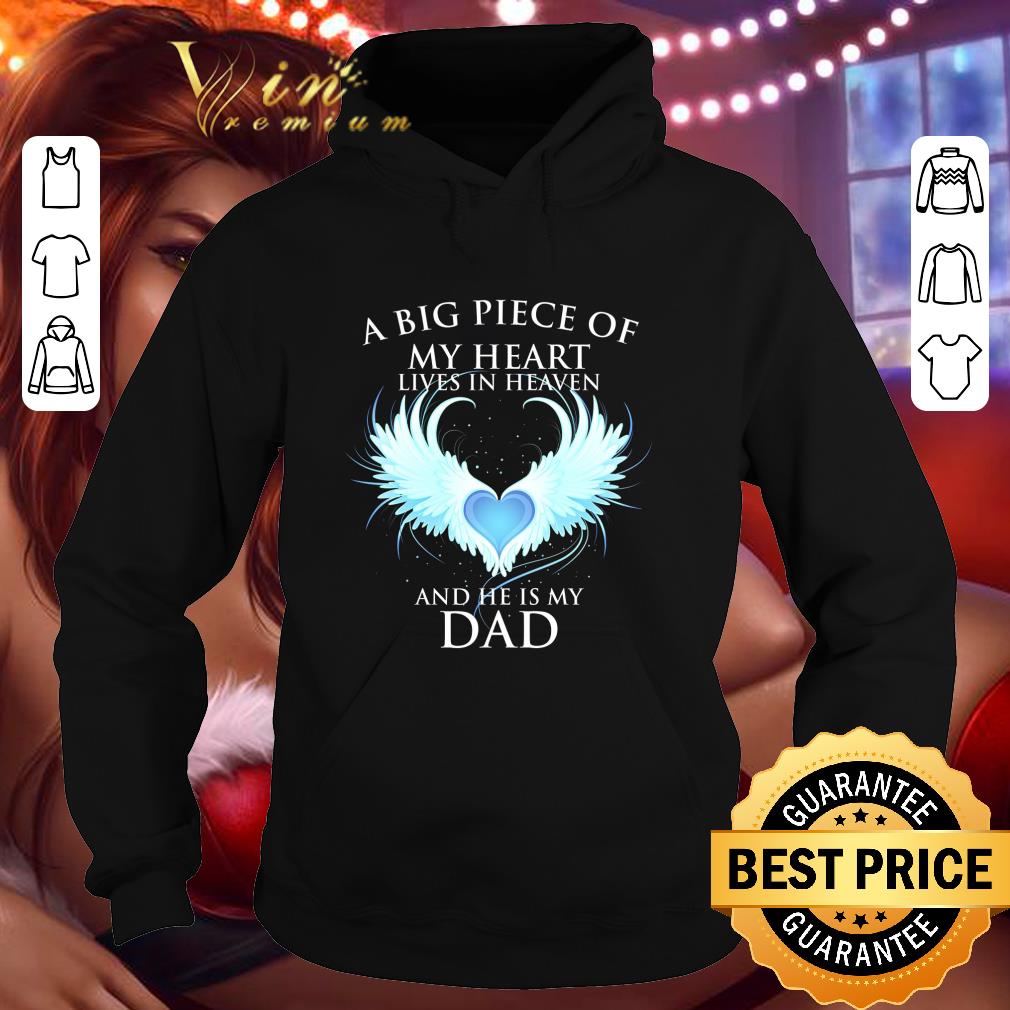 A big piece of my heart lives in heaven and he is my dad shirt 9 A big piece of my heart lives in heaven and he is my dad shirt