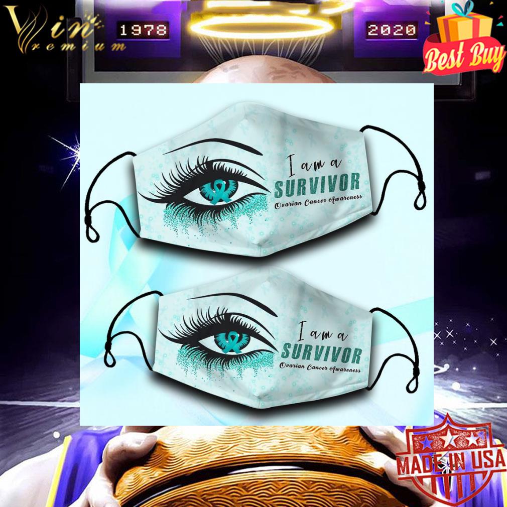 I Am A Survivor Ovarian Cancer Awareness Face Mask 9 I Am A Survivor Ovarian Cancer Awareness Face Mask