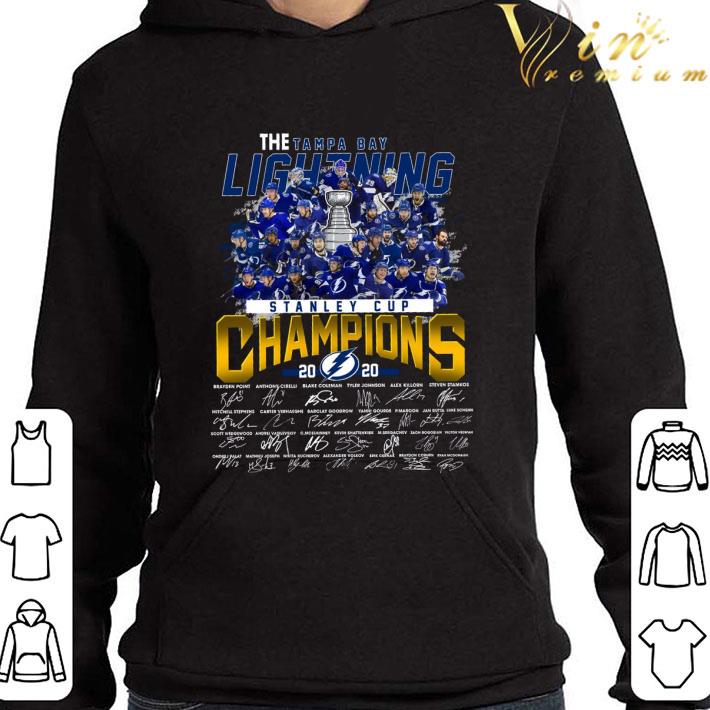 The Tampa Bay Lightning Stanley Cup Champions 2020 signatures shirt 9 The Tampa Bay Lightning Stanley Cup Champions 2020 signatures shirt