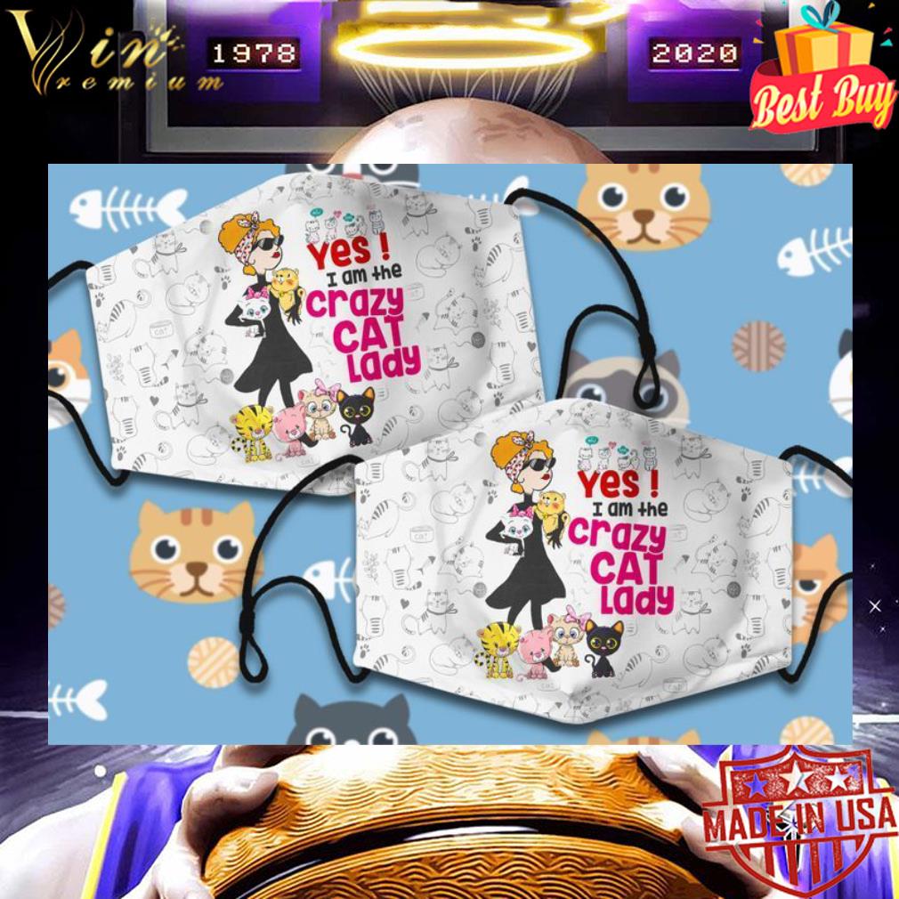 Yes i am the crazy cat lady face mask 9 Yes i am the crazy cat lady face mask