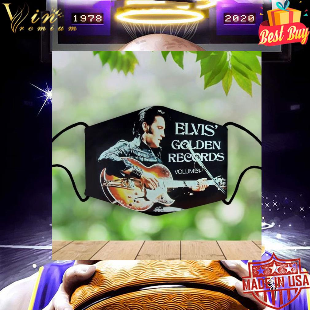 Elvis Presley golden records volume face mask 9 Elvis Presley golden records volume face mask