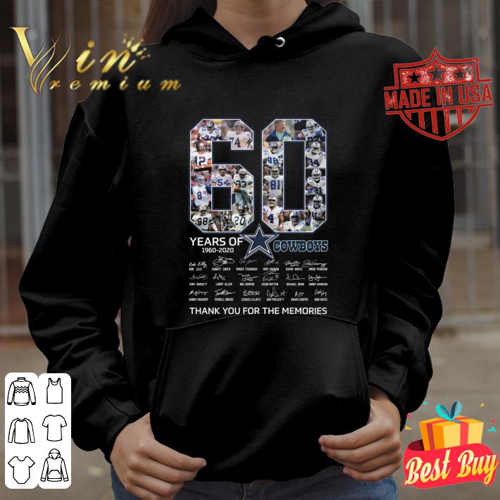 Funny 60 years of Dallas Cowboys 1960-2020 thank you for the memories shirt 9 Funny 60 years of Dallas Cowboys 1960-2020 thank you for the memories shirt