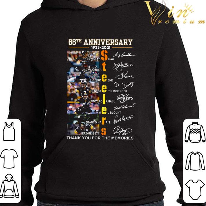 Official 88th Anniversary 19332021 Pittsburgh Steelers Signatures