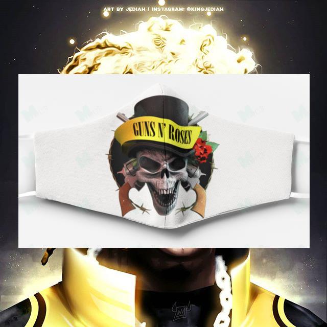 Skull Slash Guns N' Roses Face Mask 9 Skull Slash Guns N' Roses Face Mask