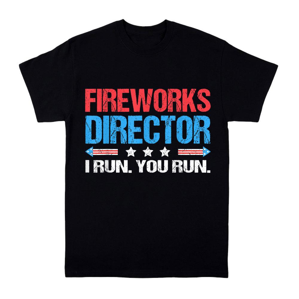 Limited One Piece Luffy, Zoro, Chopper Shirt 7 T-shirt Awesome Fireworks Director Shirt, I Run You Run Funny 4th Of July T-Shirt