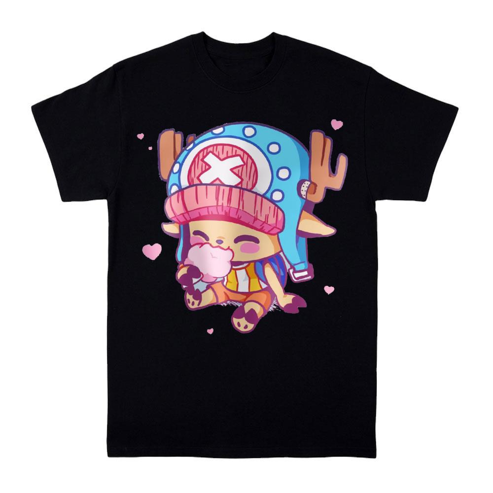 Tony Tony Chopper Tony Tony Chopper One Piece Manga Cute Tshirt - Christmas In July Watermelon Xmas Tree Summer Shirt