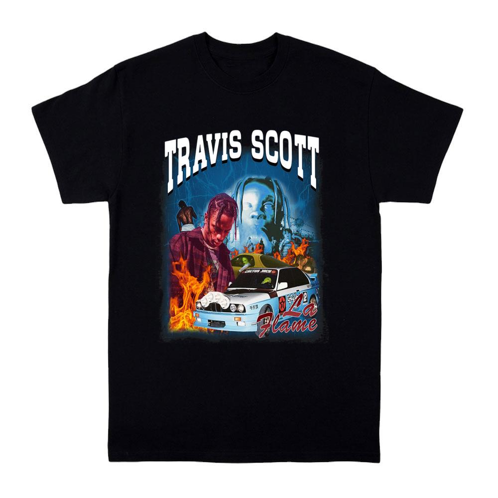 Travis Scott La Flame T shirt Hip Hop Tshirt - Premium One Piece Luffy, Chopper, Zoro Shirt, Hoodies