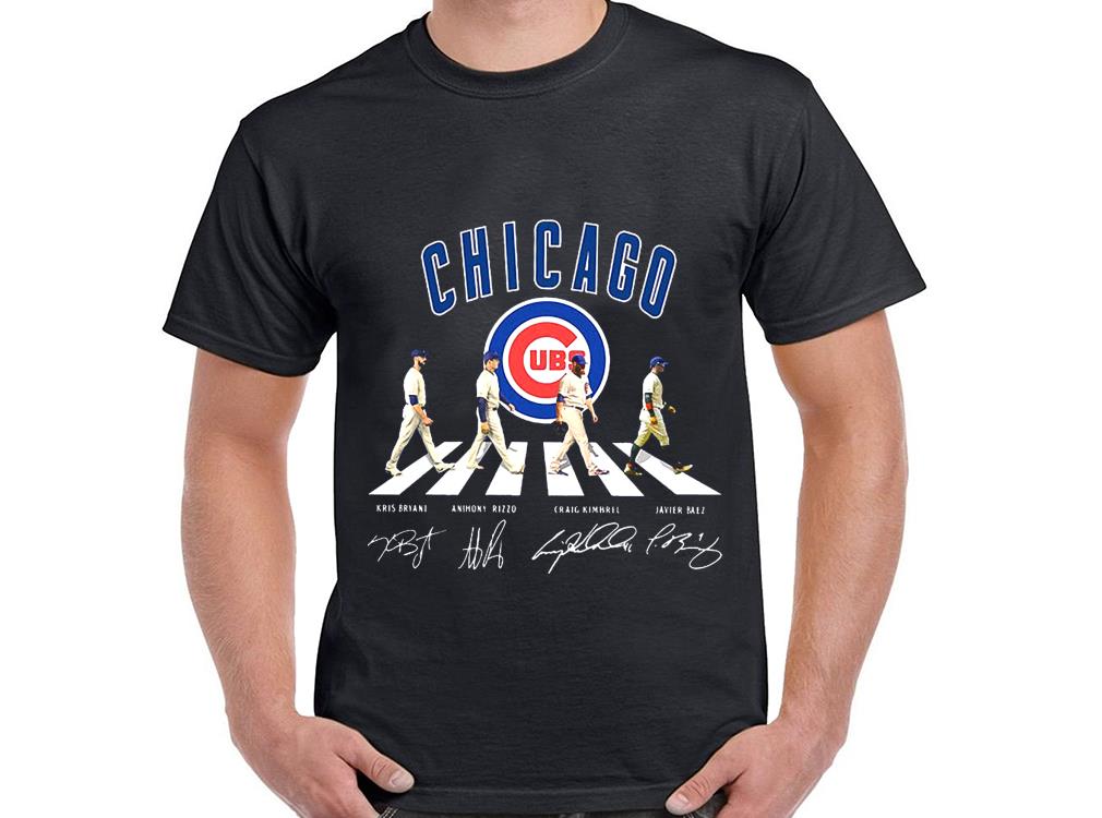 Chicago Cubs Shirt, Chicago Cubs Abbey Road Signatures Shirt, Kris Bryant, Anthony Rizzo Sweatshirt, Shirt