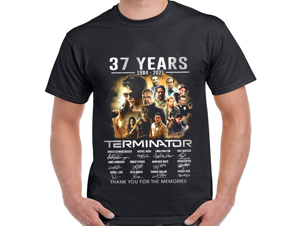 The Terminator Character Shirt, 37 Years 1984-2021 Thank You For The Memories Sweatshirt, Shirt