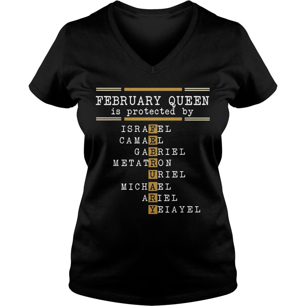 February Queen Is Protected By V Neck