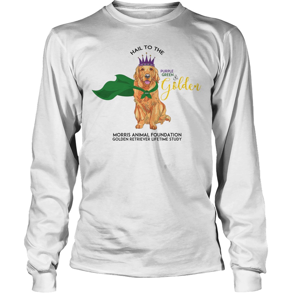 Grls Mardi Paws Hail To The Purple Green & Golden Shirt 4 Grls Mardi Paws Hail To The Purple Green & Golden Longsleeve