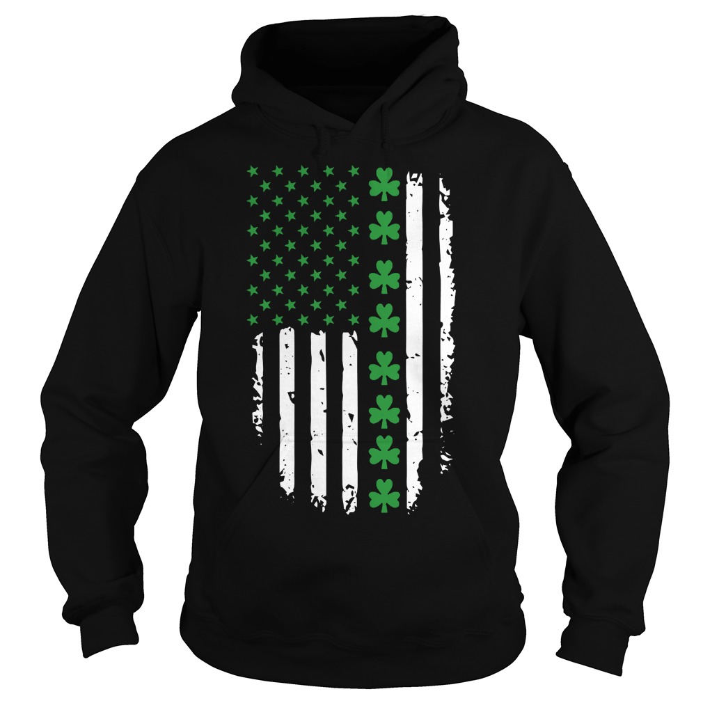 St Patricks Day Irish American Flag Shirt 2 St Patricks Day Irish American Flag Hoodie