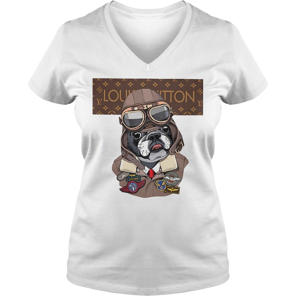 Official Louis Vutton French Dog Shirt 5 Official Louis Vutton French Dog V Neck