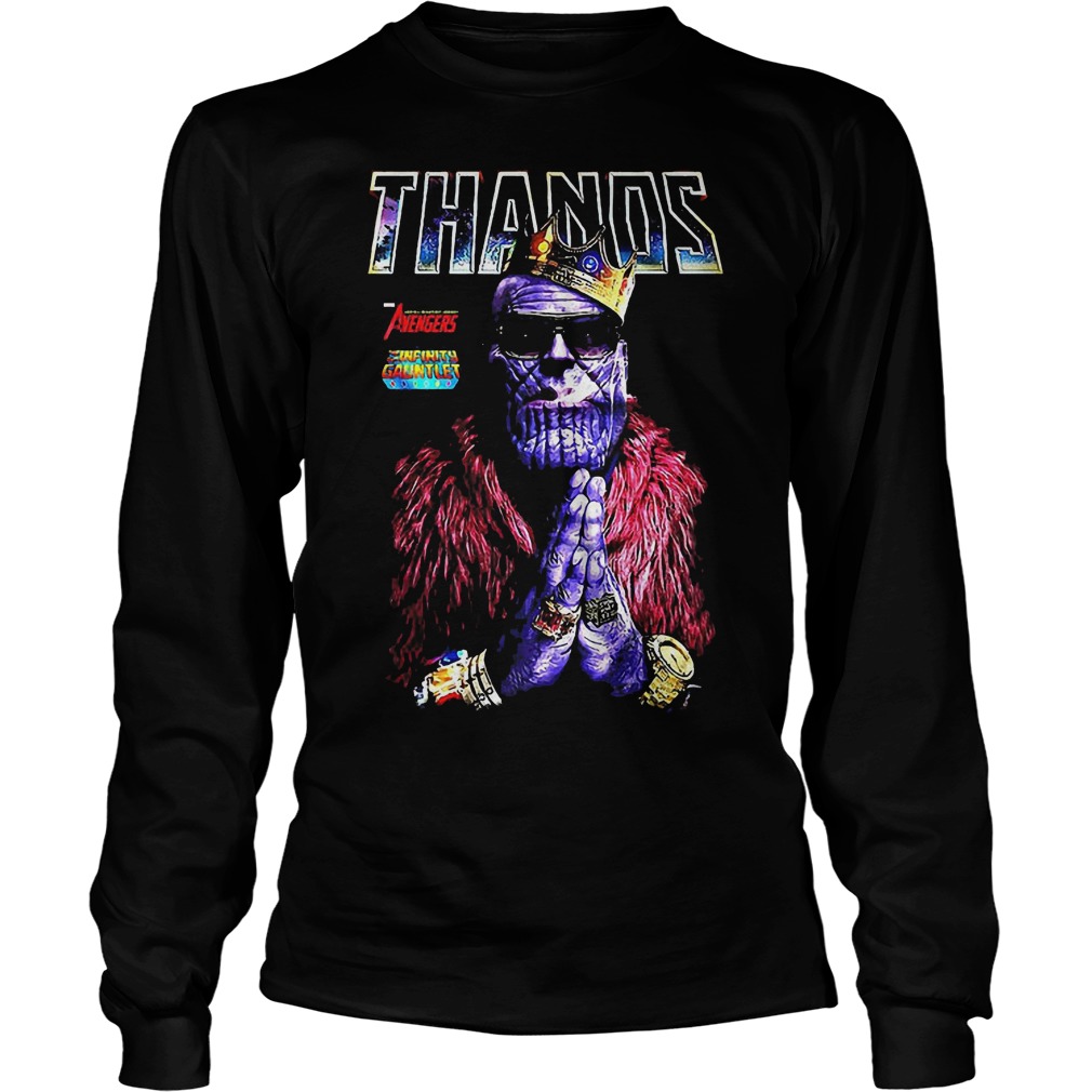 Thanos King Of Golden Shirt 4 Thanos King Of Golden Longsleeve