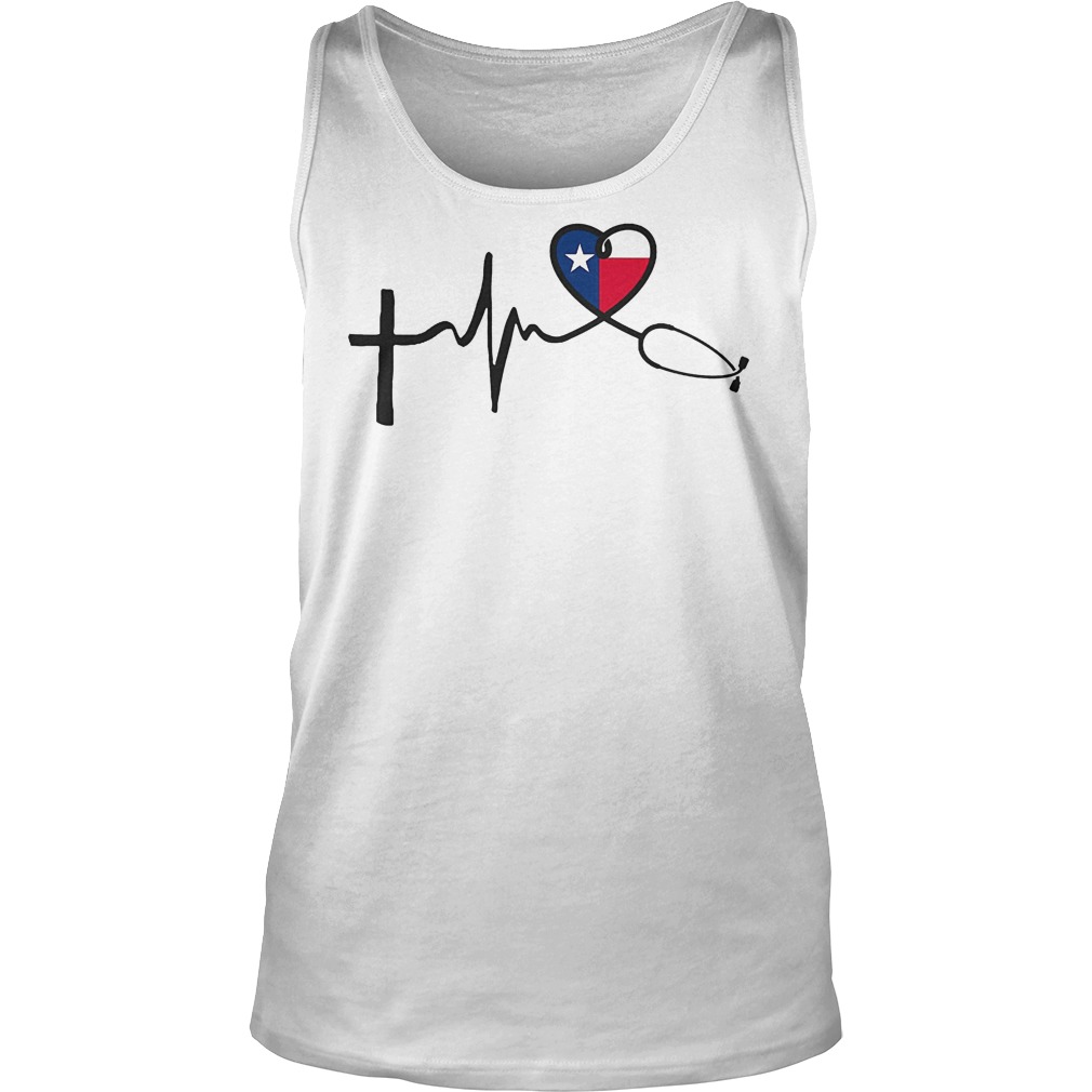 Heartbeat Faith Hope Love Texas Tanktop
