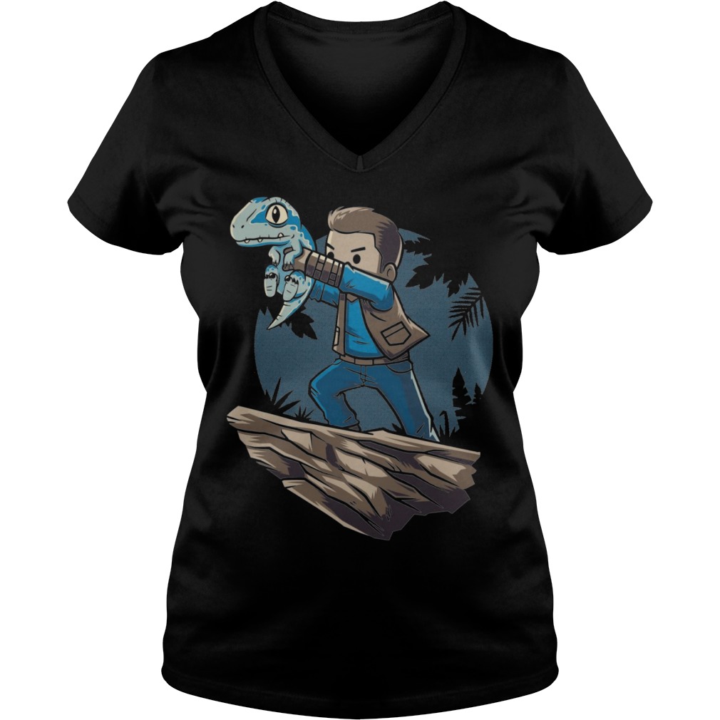 The Raptor King Jurassic World 2018 Shirt 5 The Raptor King Jurassic World 2018 V Neck