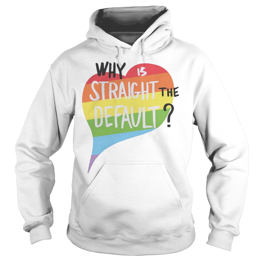 Why Is Straight The Default Shirt 2 Why Is Straight The Default Hoodie