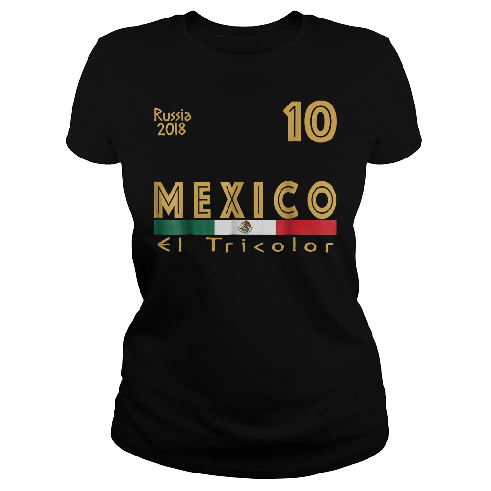 Mexico Soccer Jersey World Football 2018 T-Shirt 7 Mexico Soccer Jersey World Football 2018 Ladies