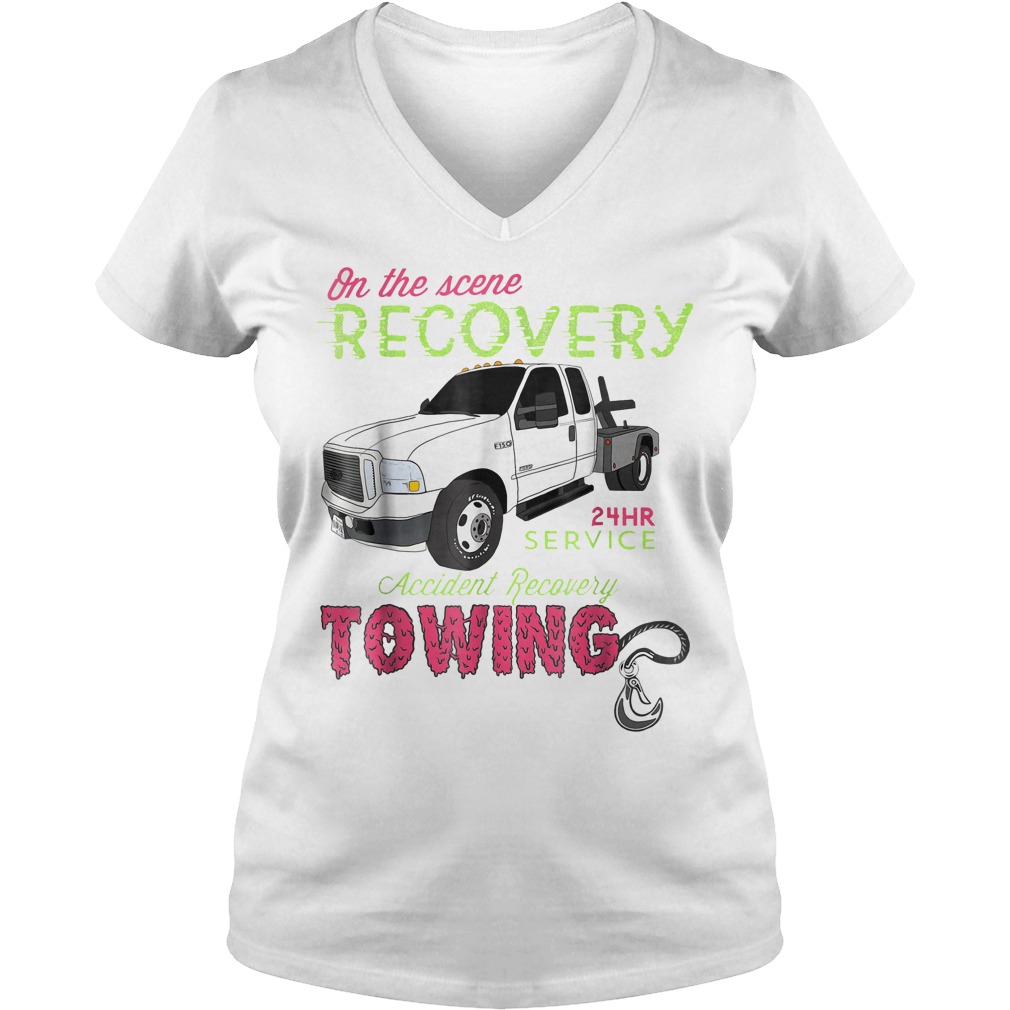 On The Scene Recovery 24 Hr Service T-Shirt 5 On The Scene Recovery 24 Hr Service V Neck