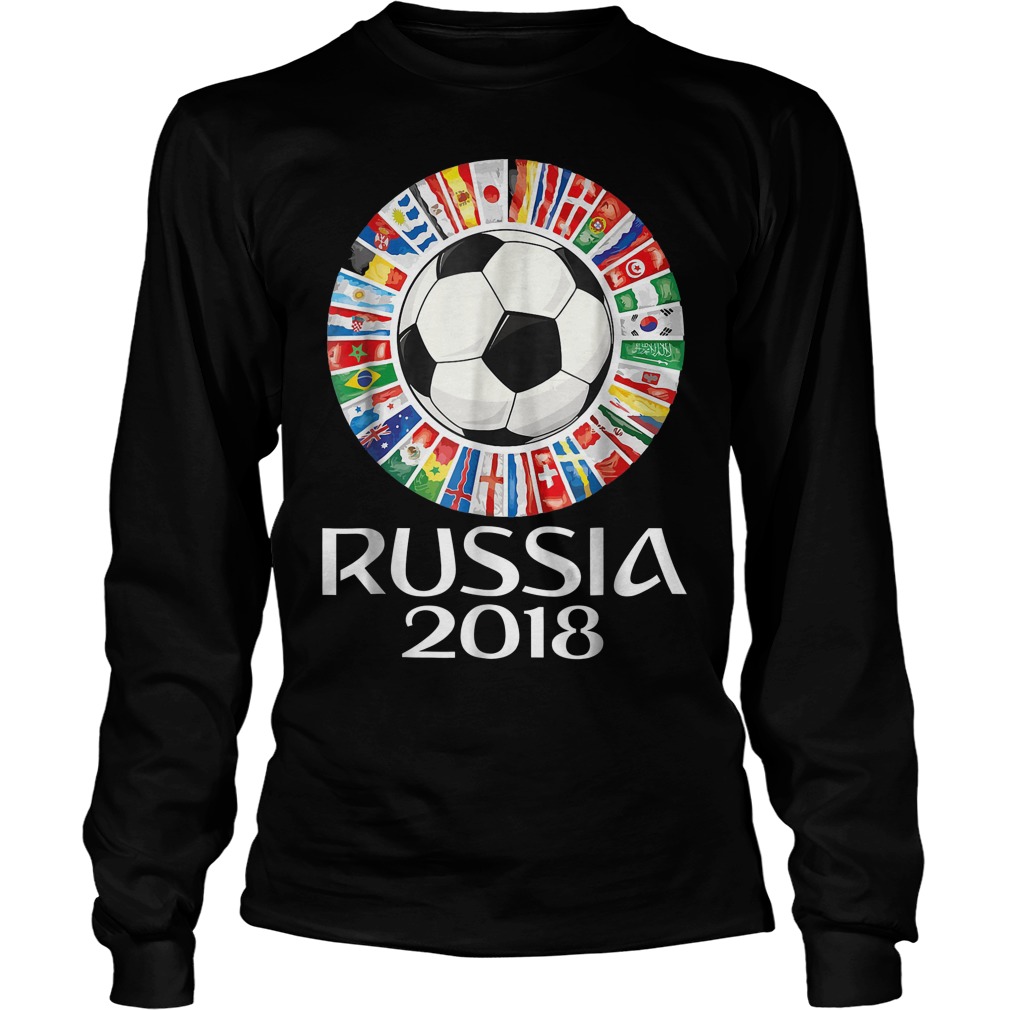 Russia Soccer World Cup 2018 All Teams T-Shirt 4 Russia Soccer World Cup 2018 All Teams Longsleeve