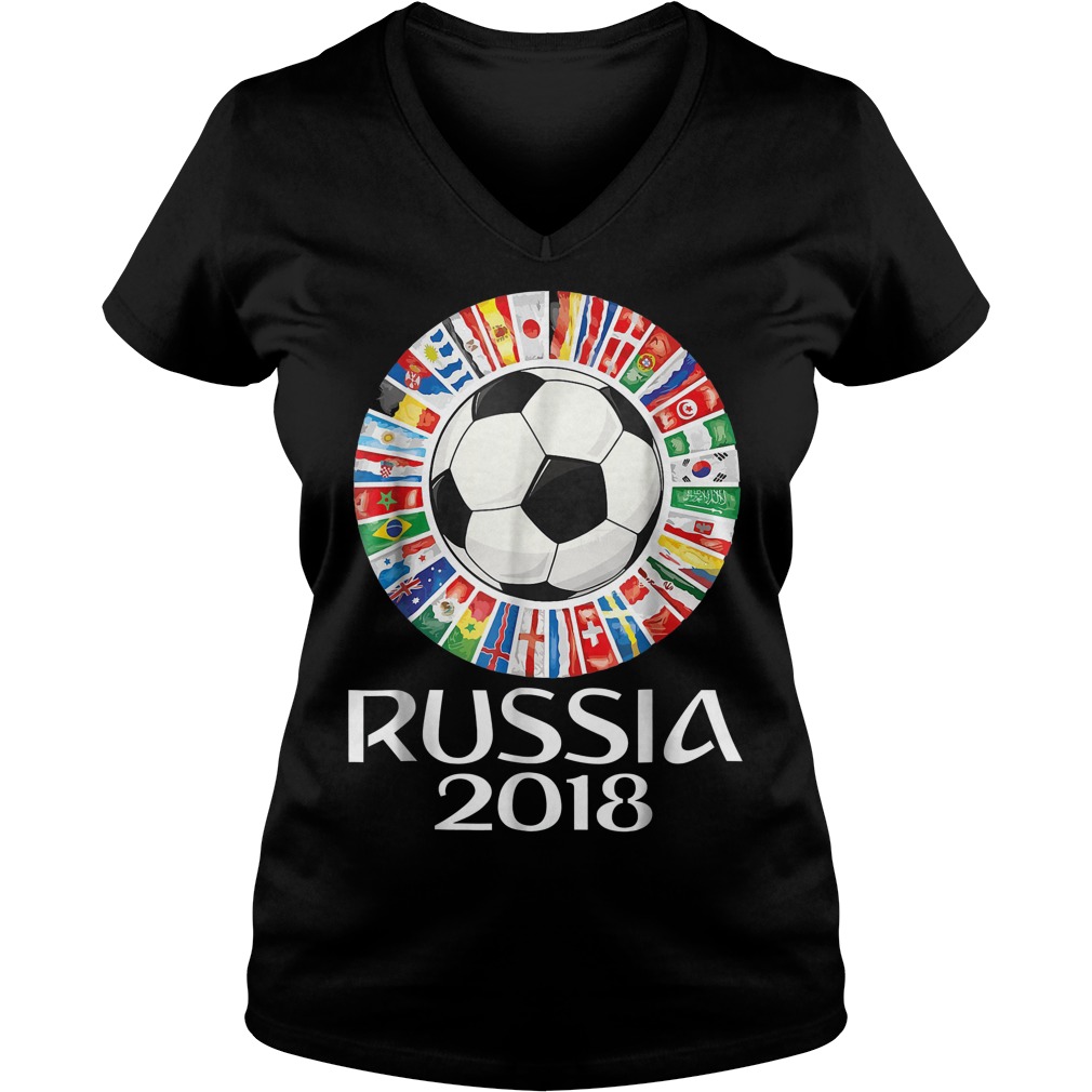 Russia Soccer World Cup 2018 All Teams T-Shirt 5 Russia Soccer World Cup 2018 All Teams V Neck