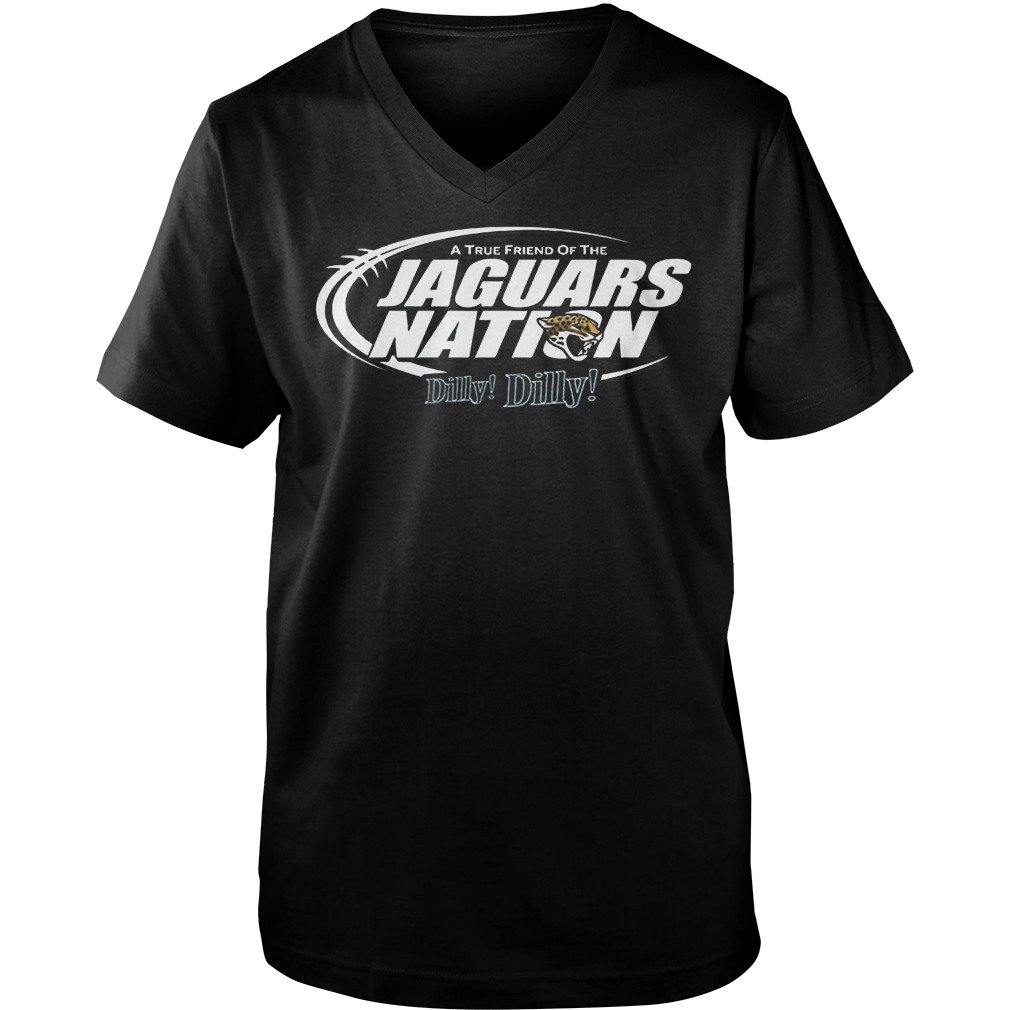 A True Friend Of The Jaguars Nation Dilly Dilly T-Shirt 6 A True Friend Of The Jaguars Nation Dilly Dilly T-Shirt Guys V-Neck