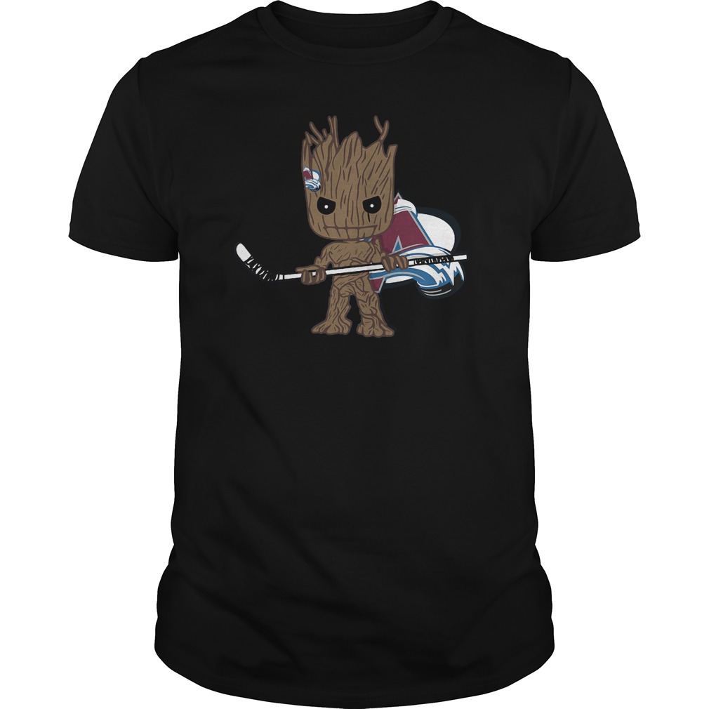 Baby Groot I Am Ice Hockey Player Team Colorado Avalanch T-Shirt 8 Baby Groot I Am Ice Hockey Player Team Colorado Avalanch T-Shirt Guys Tee