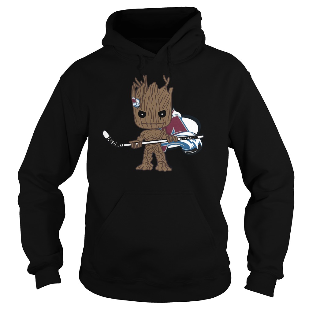 Baby Groot I Am Ice Hockey Player Team Colorado Avalanch T-Shirt 2 Baby Groot I Am Ice Hockey Player Team Colorado Avalanch T-Shirt Hoodie
