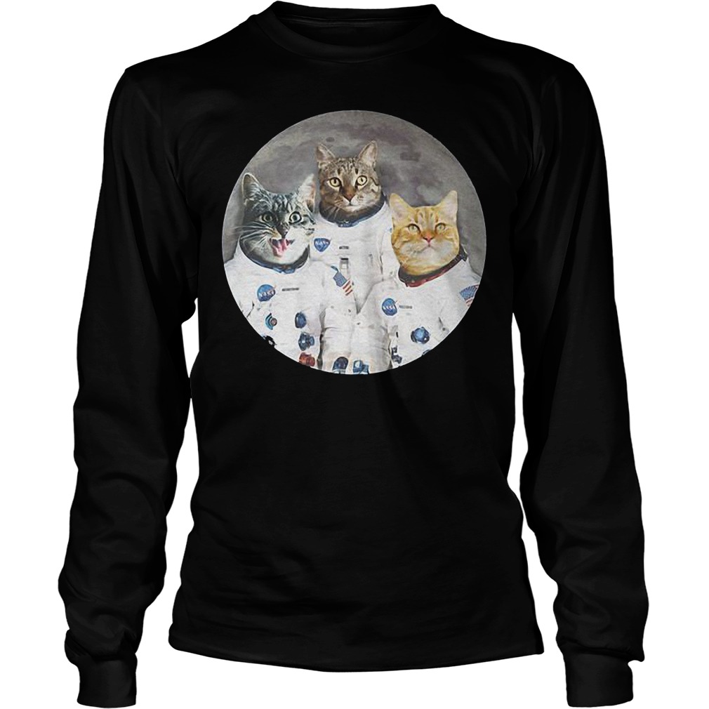 Catstronauts-Cat Astronauts T-Shirt 3 Catstronauts-Cat Astronauts T-Shirt Unisex Longsleeve Tee
