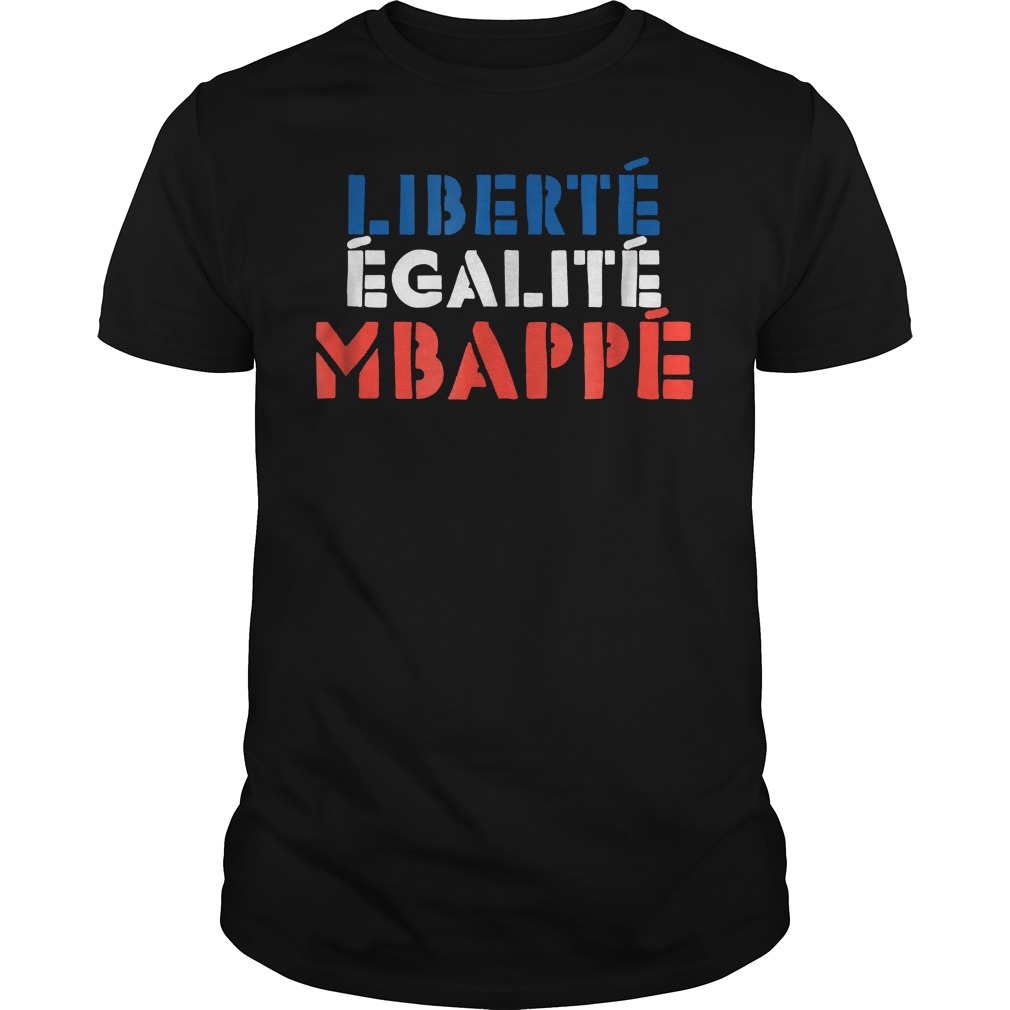 Liberte Egalite Mbappe French T-Shirt Classic Guys / Unisex Tee