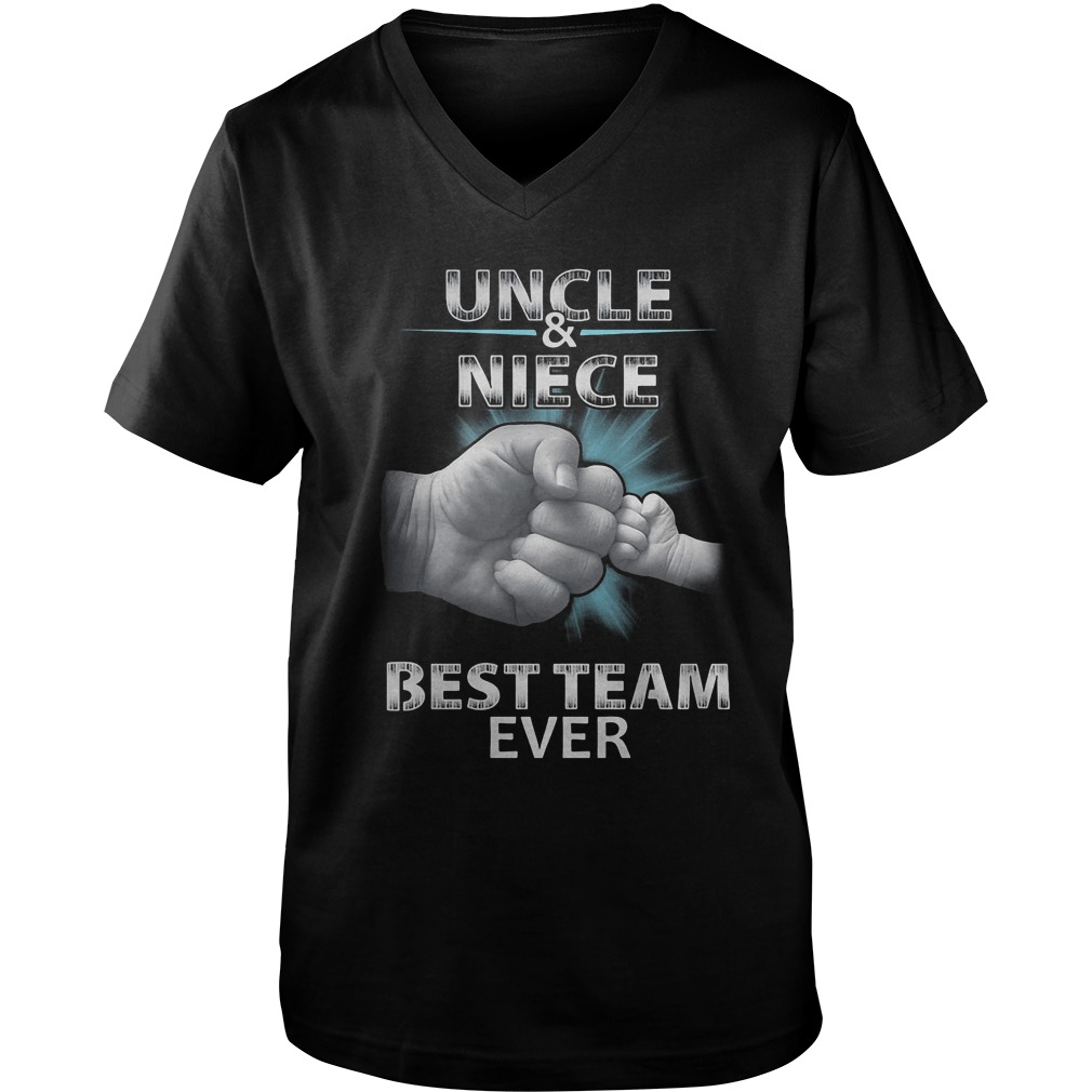 Uncle And Niece Best Team Ever T-Shirt 6 Uncle And Niece Best Team Ever T-Shirt Guys V-Neck