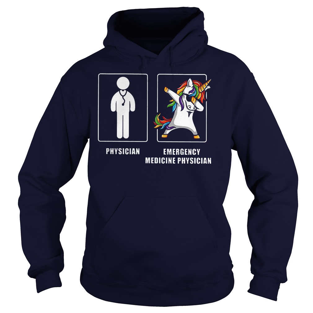 Original Emergency Medicine Physician Unicorn Dabbing Shirt 2 Original Emergency Medicine Physician Unicorn Dabbing Shirt Hoodie