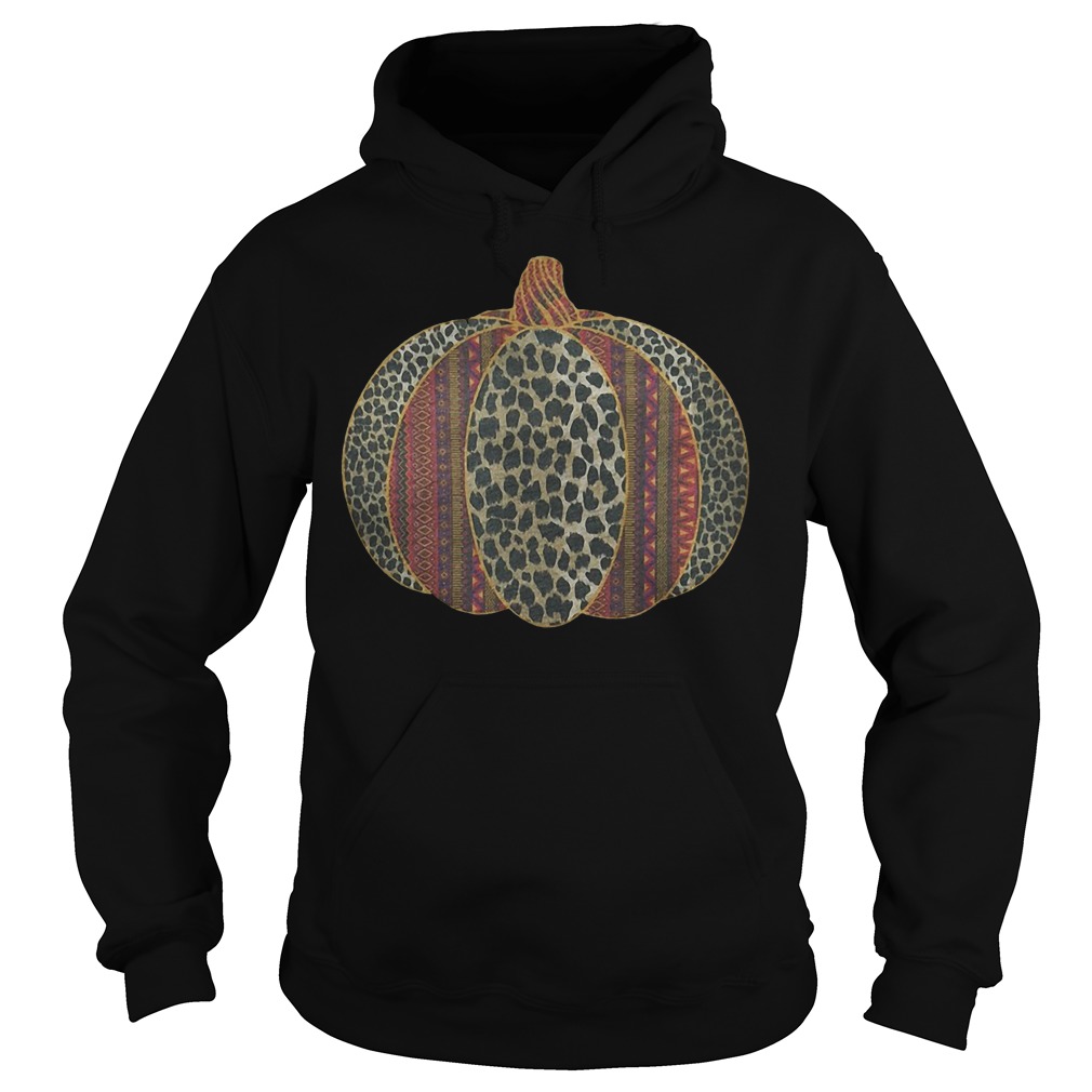 Black Leopard Aztec Pumpkin Shirt 2 Black Leopard Aztec Pumpkin Shirt Hoodie