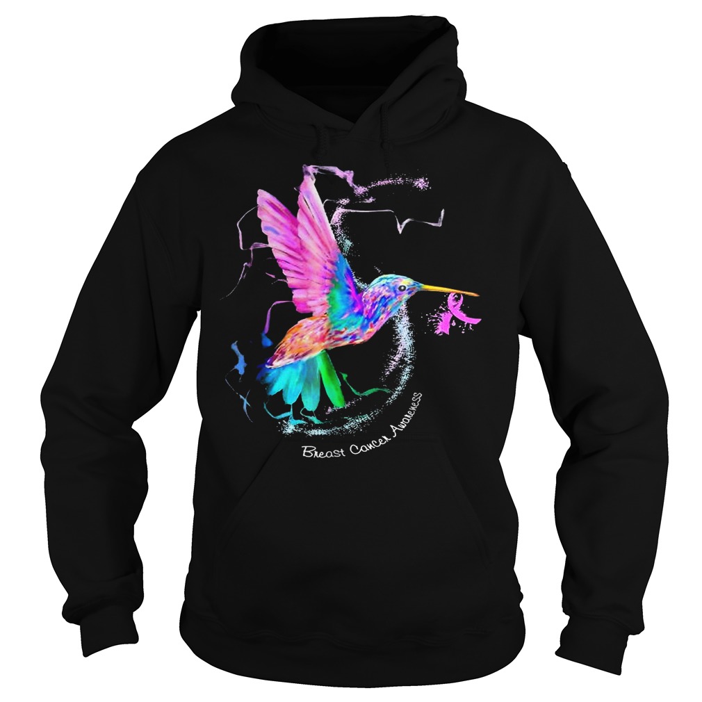 Hummingbird ribbon breast cancer awareness shirt 2 Hummingbird ribbon breast cancer awareness shirt Hoodie