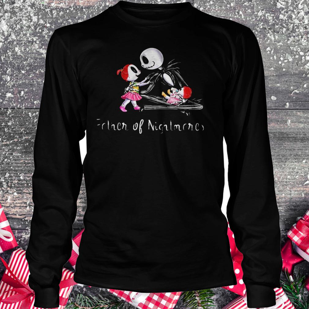 Jack Skellington two girl father of nightmares shirt 5 Jack Skellington two girl father of nightmares shirt Longsleeve Tee Unisex