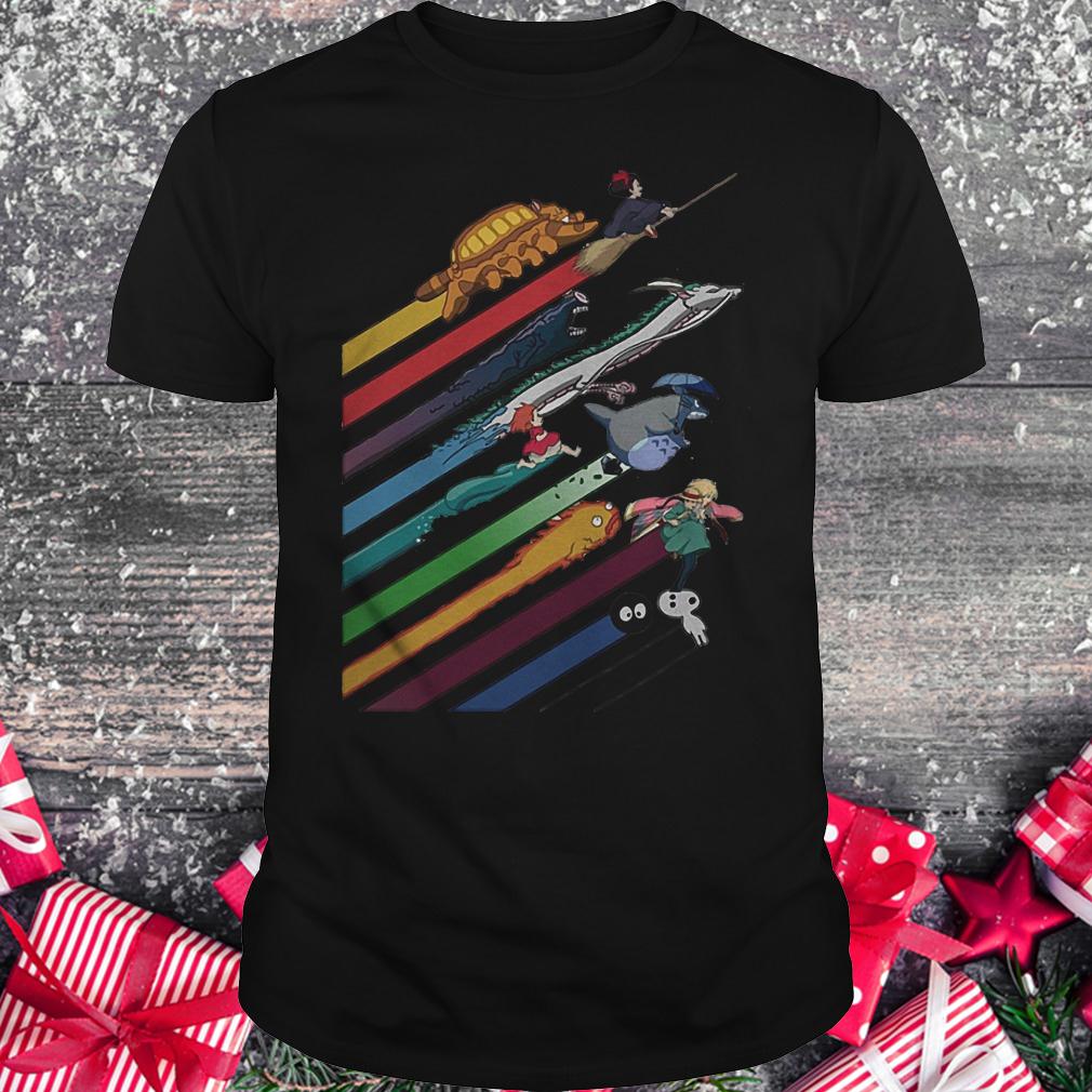 Rainbow Studio Ghibli shirt