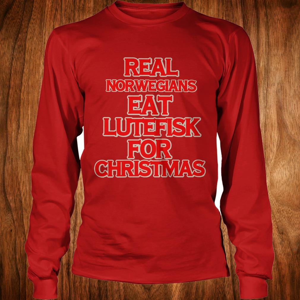 The Best Real Norwegians eat Lutefisk for christmas shirt 5 The Best Real Norwegians eat Lutefisk for christmas shirt Longsleeve Tee Unisex