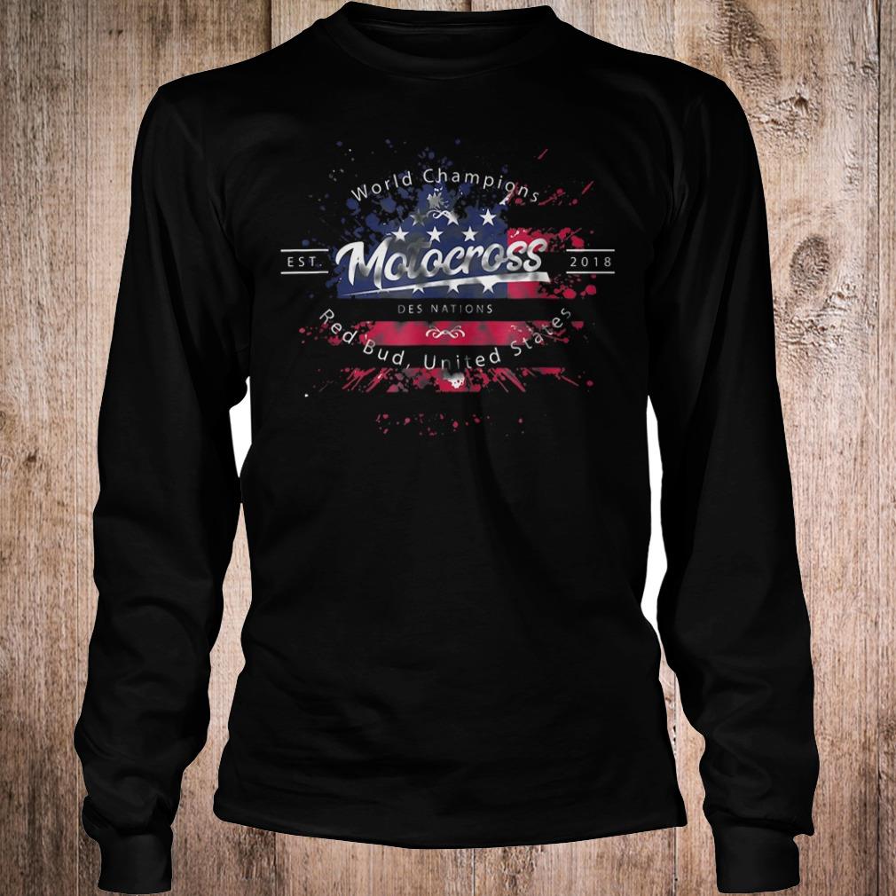 World champion motocross des nations red bud united states shirt 5 World champion motocross des nations red bud united states shirt Longsleeve Tee Unisex