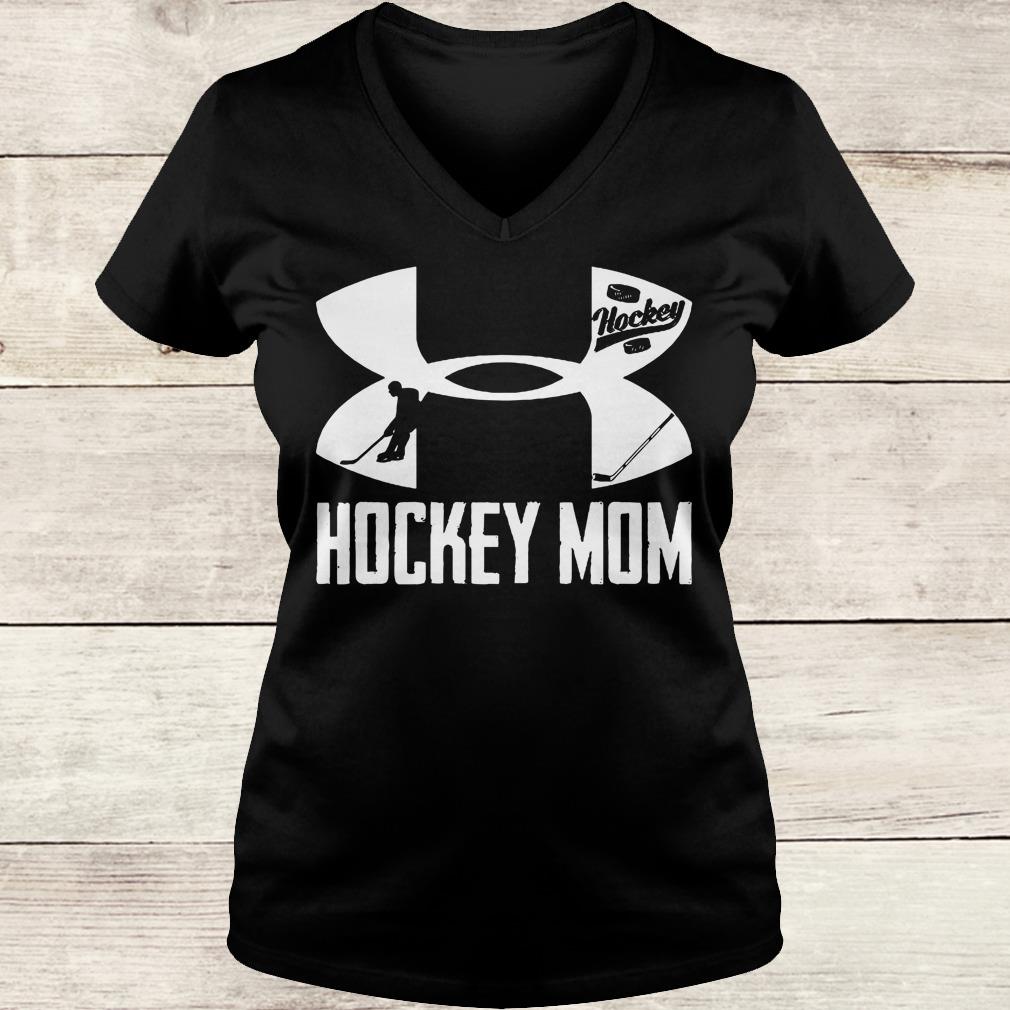 Premium Under Armour Hockey Mom shirt 4 Premium Under Armour Hockey Mom shirt Ladies V-Neck
