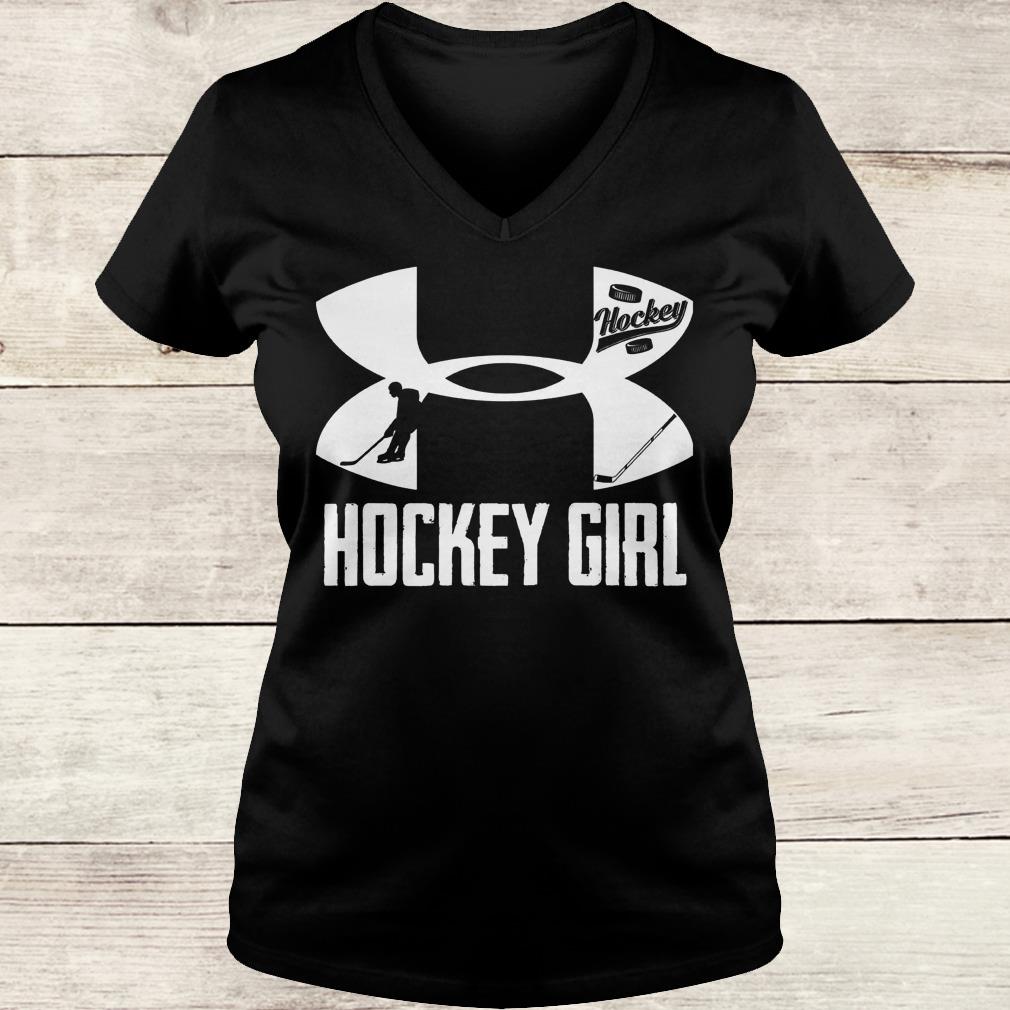 Top Under Armour Hockey Girl shirt 4 Top Under Armour Hockey Girl shirt Ladies V-Neck