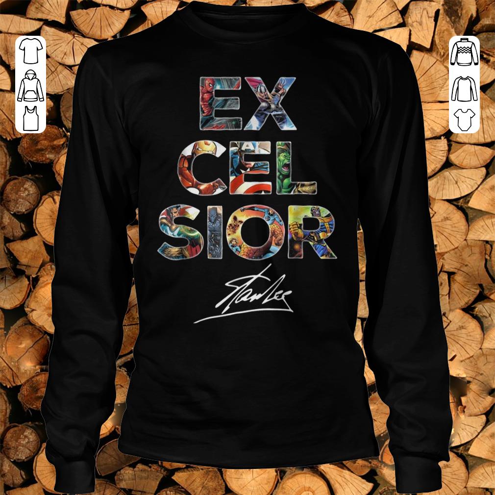 Original Excelsior Signature Stan Lee shirt longsleeve