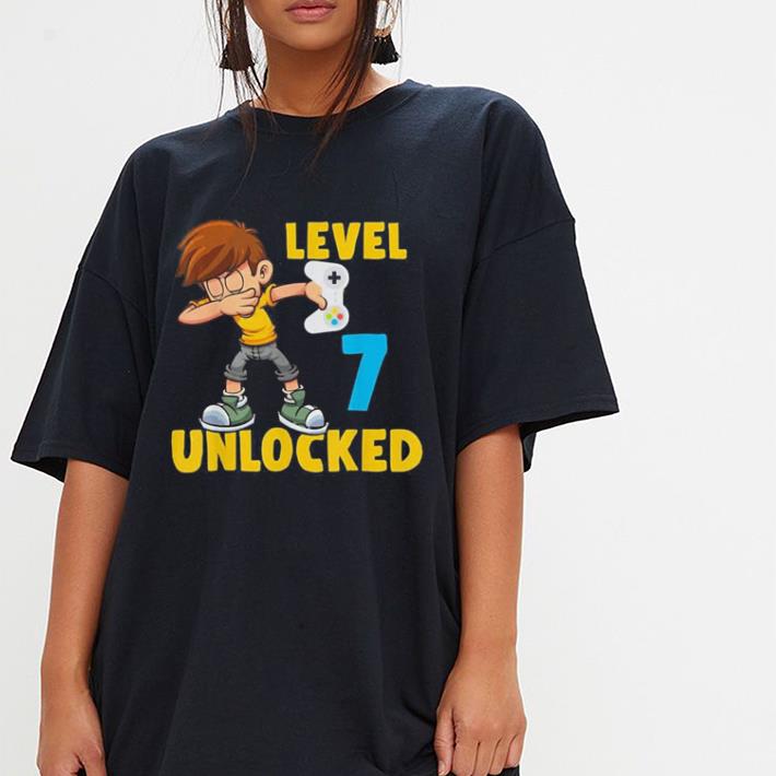 level 7 unlocked birthday shirt