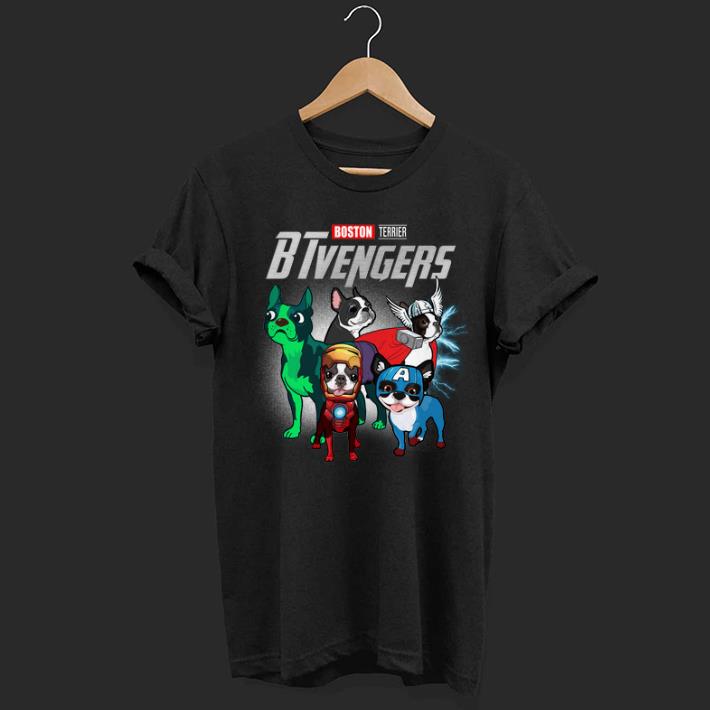 Boston Terrier BTvengers Marvel Avengers Endgame shirt