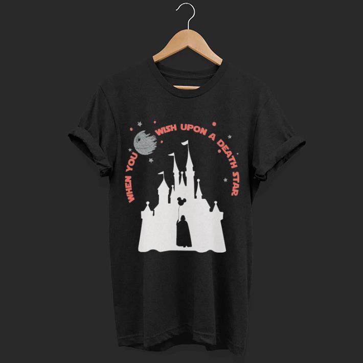 When you wish upon a death star Walt Disney shirt