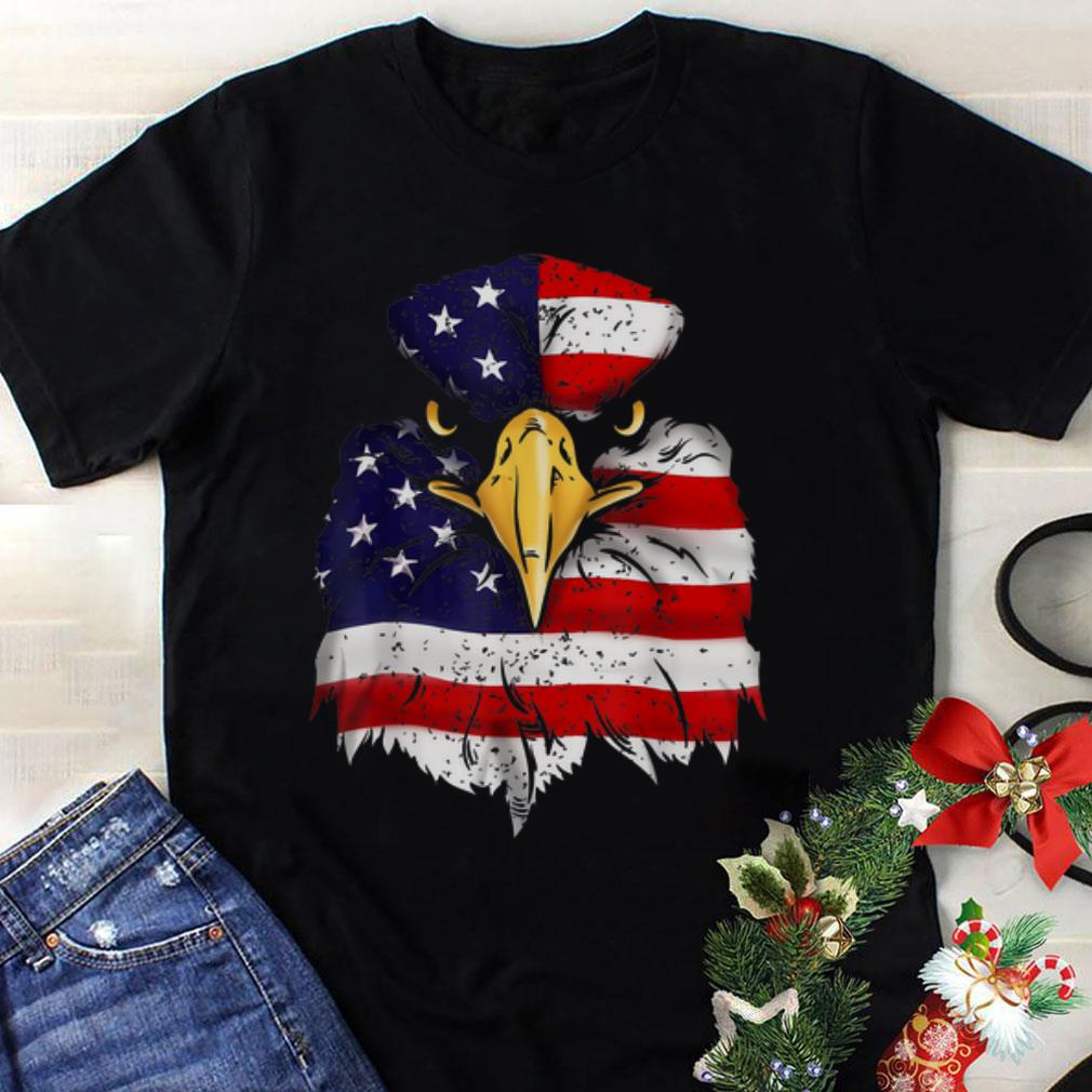 Awesome American Flag Bald Eagle Patriotic Freedom shirt