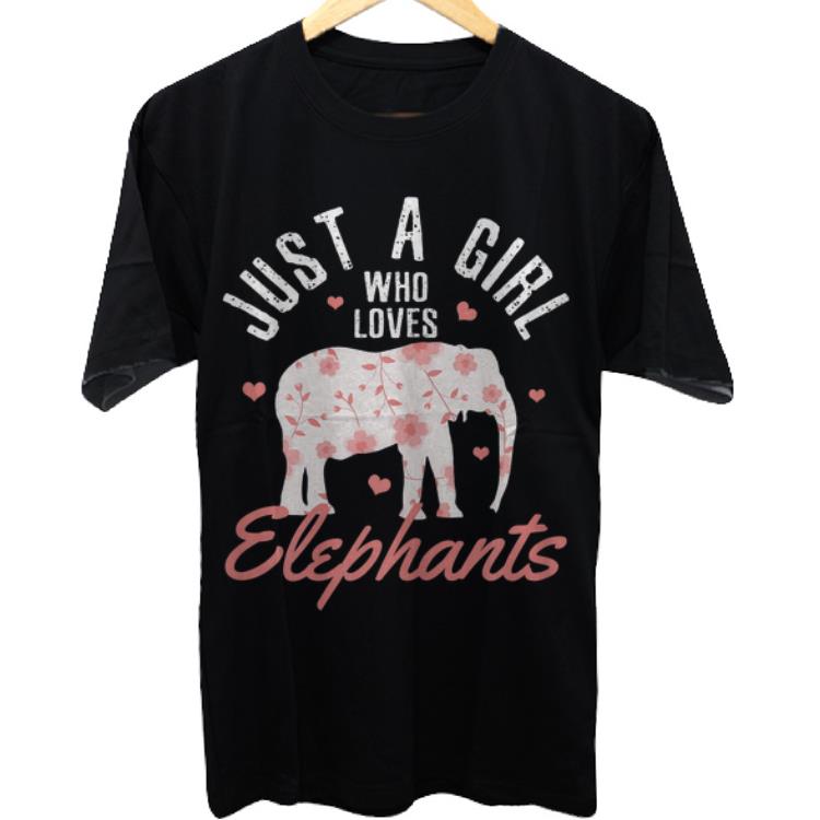 Awesome Just A Girl Who Loves Elephants shirt