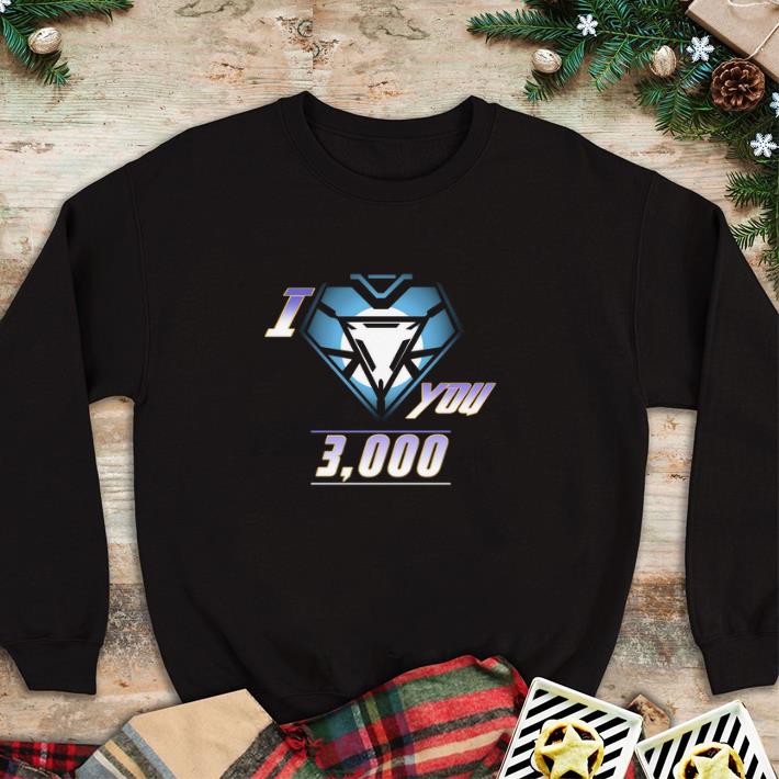 Nice Iron Man and daughter I love You 3000 shirt