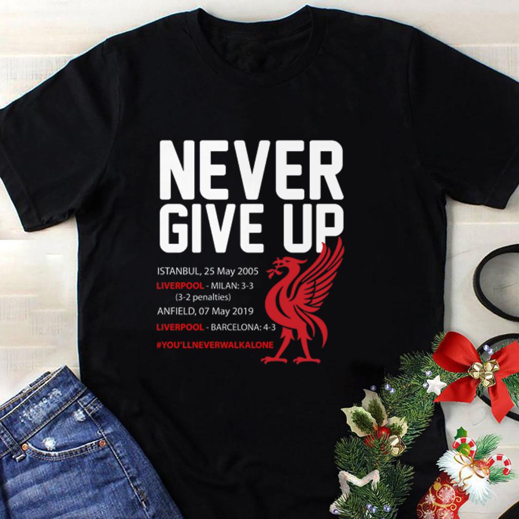 Nice Never Give Up #you’llneverwalkalone FC Liverpool shirt