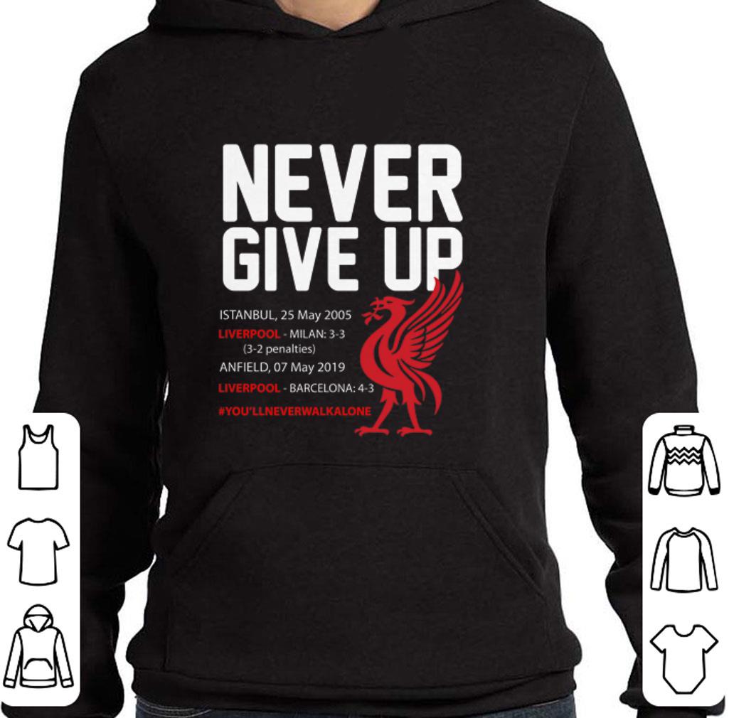 Nice Never Give Up #you’llneverwalkalone FC Liverpool shirt