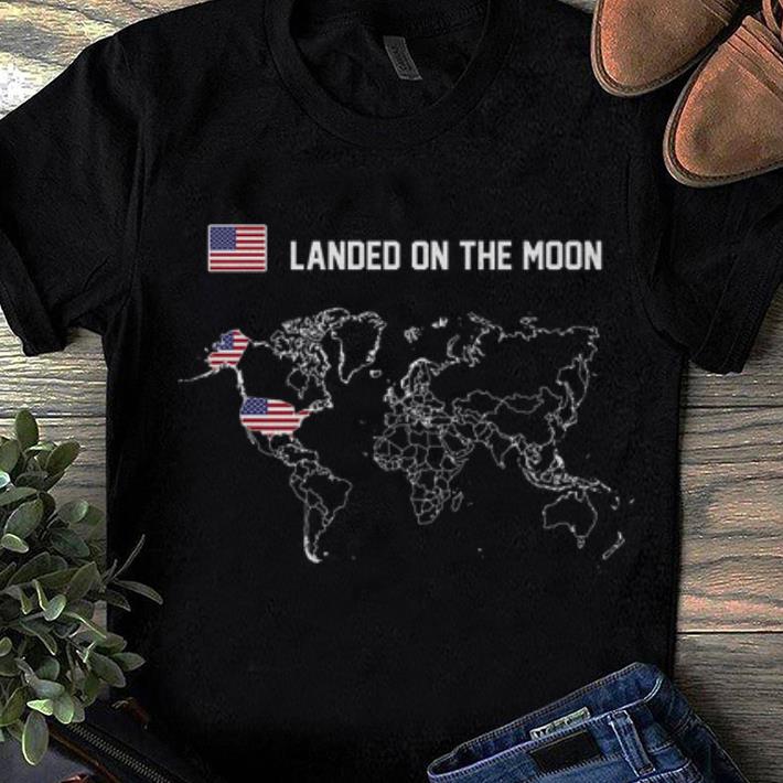 Official 1st country Landed On The Moon America Proud Shirt